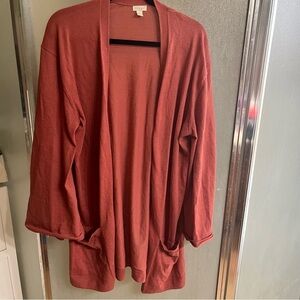 Hinge Bell- sleeved cardigan